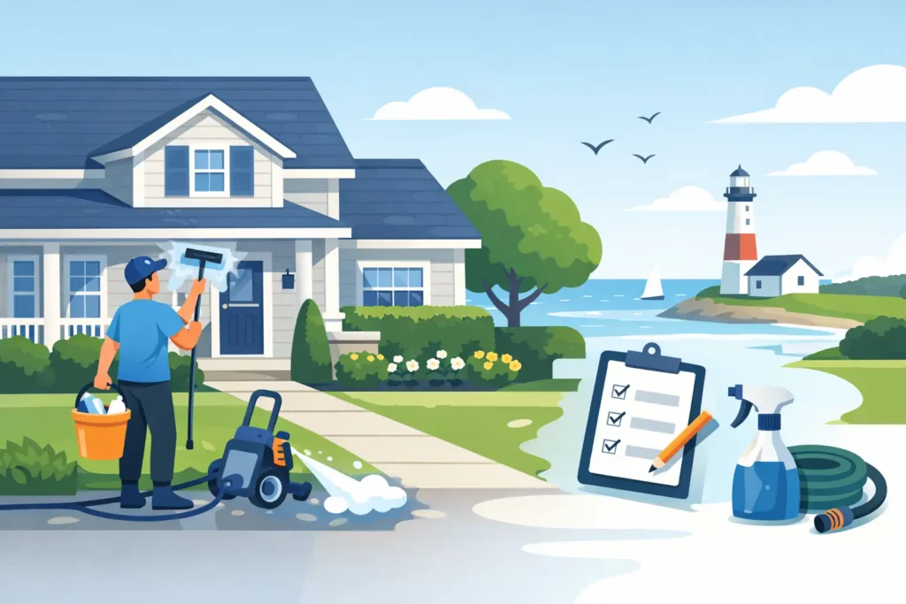 Curb Appeal Cleaning Checklist for Long Island Homes