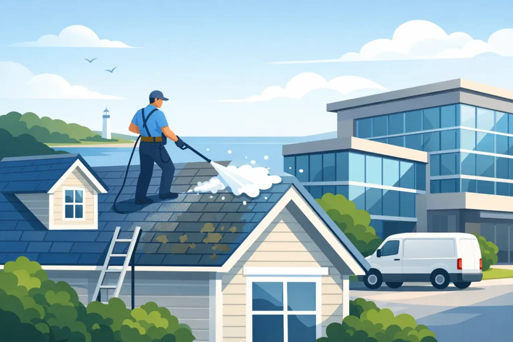 Roof Cleaning for Long Island Homes and Businesses