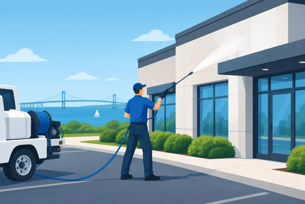 Commercial Washing Benefits for Long Island Properties