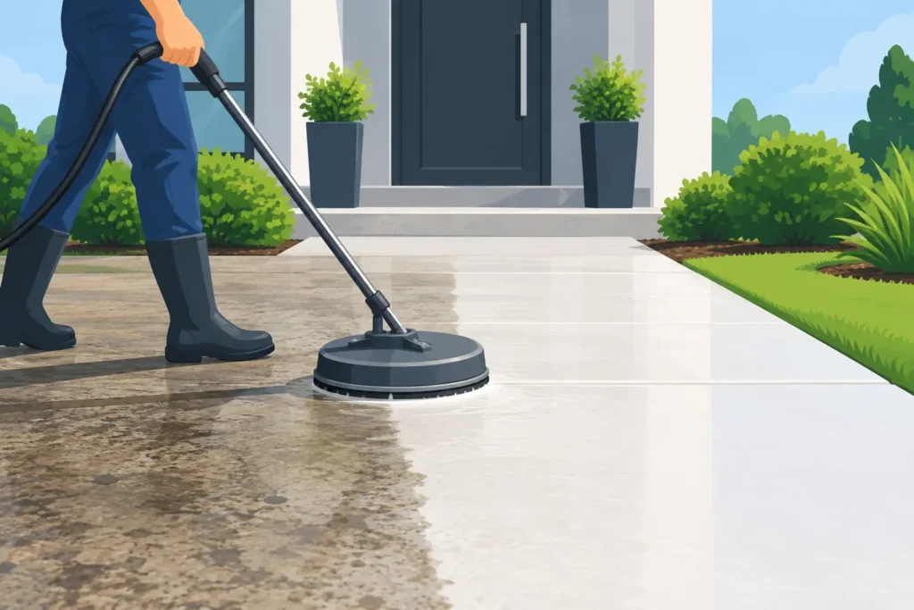 Concrete Cleaning for a Better First Impression