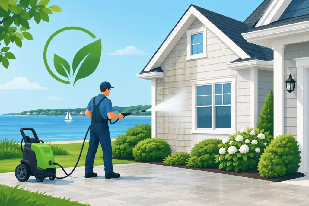 Eco Friendly Power Washing for Long Island Homes
