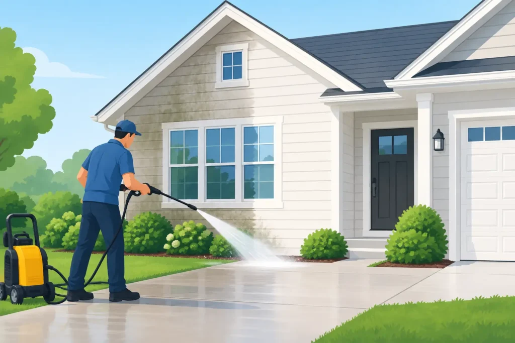 Home Sale Washing for Stronger Curb Appeal